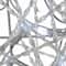 50" Glitter Moose Decoration, White Twinkling LED Lights
